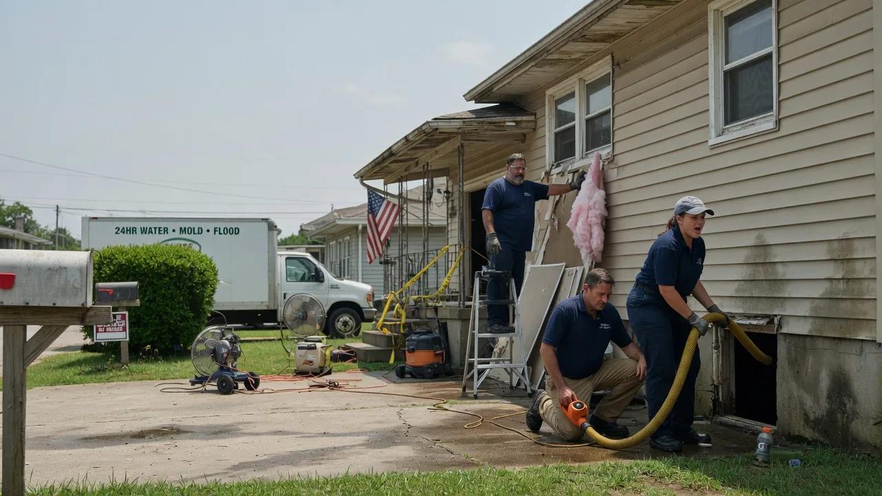 Water Damage Repair in Shamrock, OK near me